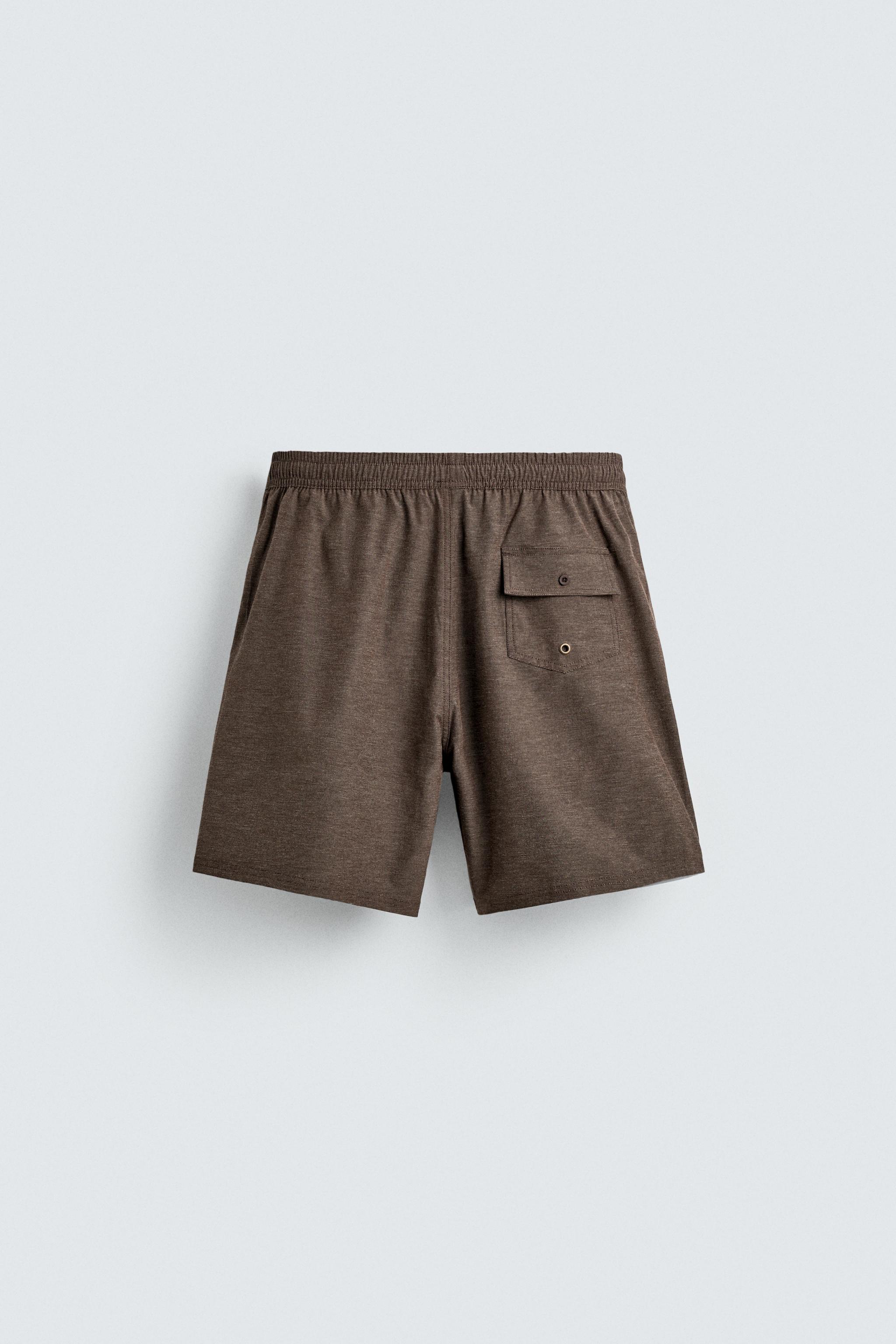 MAILLOT DE BAIN LONG TEXTURÉ